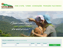 Tablet Screenshot of hotelgruta.com.br